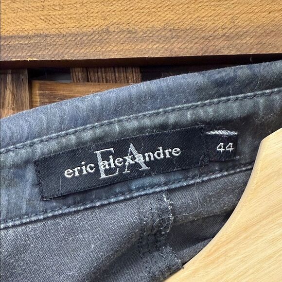 Vintage Eric Alexandre Dark Blue Floral Vest - Picture 3 of 4